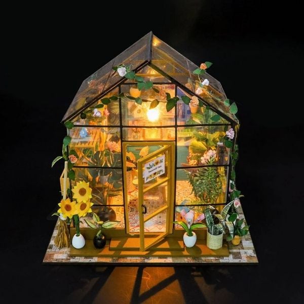 Produktbild: Book Nook DIY B&uuml;cherecke Sonniges Gew&auml;chshaus