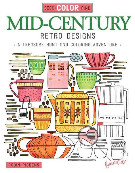 Produktbild: Seek, Color, Find Mid-Century Retro Designs