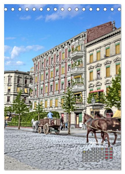 Produktbild: Alt Berlin nach Heinrich Zille in Farbe (Tischkalender 2026 DIN A5 hoch), CALVENDO Monatskalender