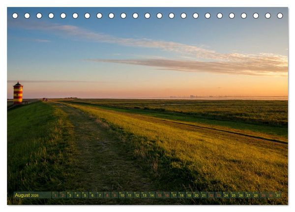 Produktbild: Greetsiel in Ostfriesland (Tischkalender 2026 DIN A5 quer), CALVENDO Monatskalender