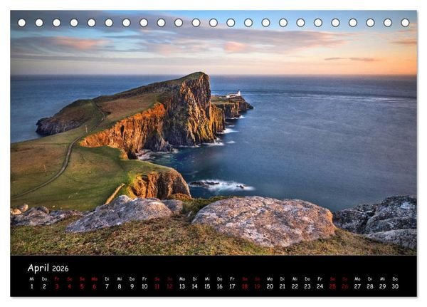 Produktbild: Schottland zum Verlieben (Tischkalender 2026 DIN A5 quer), CALVENDO Monatskalender
