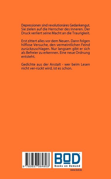 Produktbild: Gedichte aus der Anstalt