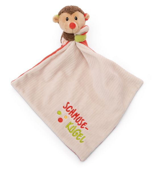 Produktbild: NICI Schmusetuch mit Pl&uuml;sch Igel 12cm 22x22cm