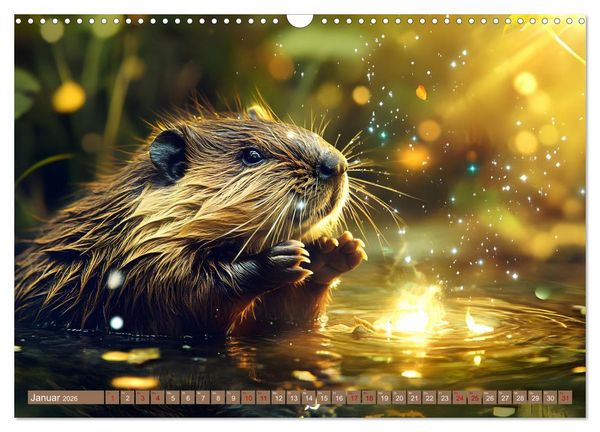 Produktbild: Tierische Balance (Wandkalender 2026 DIN A3 quer), CALVENDO Monatskalender