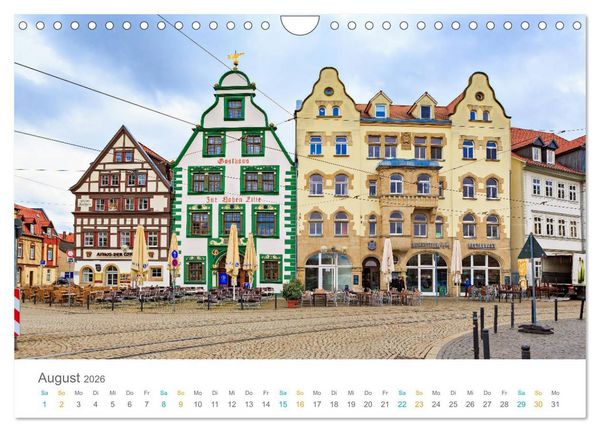 Produktbild: Erfurt - Stadt der T&uuml;rme (Wandkalender 2026 DIN A4 quer), CALVENDO Monatskalender