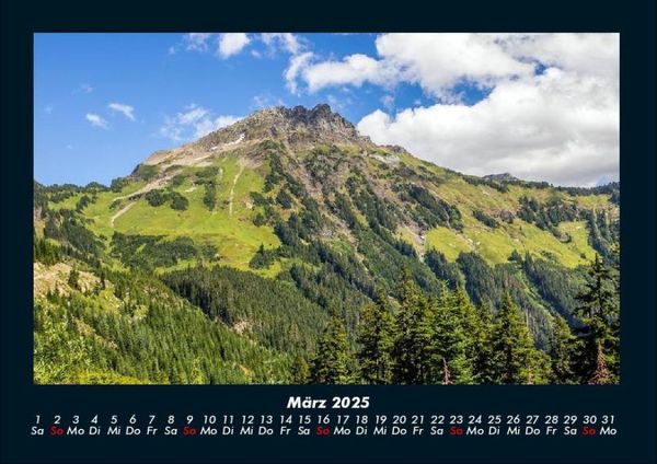 Produktbild: Landschaftskalender 2025 Fotokalender DIN A4