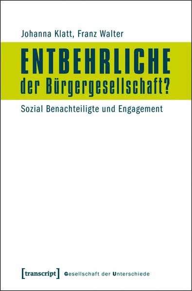 Produktbild: Entbehrliche der B&uuml;rgergesellschaft?