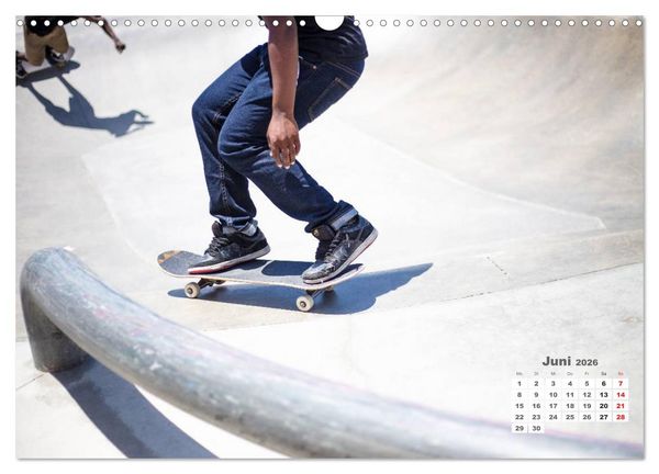Produktbild: Skater. Skateboarding-Impressionen (Wandkalender 2026 DIN A3 quer), CALVENDO Monatskalender