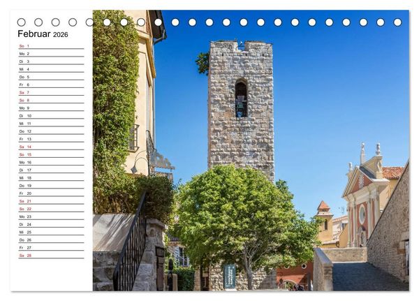 Produktbild: ANTIBES Idyllische Impressionen (Tischkalender 2026 DIN A5 quer), CALVENDO Monatskalender