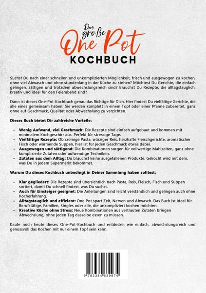 Produktbild: Das gro&szlig;e One Pot Kochbuch