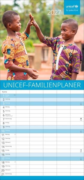 Produktbild: Unicef Familienplaner 2027