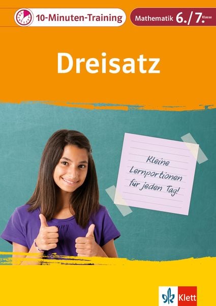 Produktbild: Klett 10-Minuten-Training Mathematik Dreisatz 6./7. Klasse