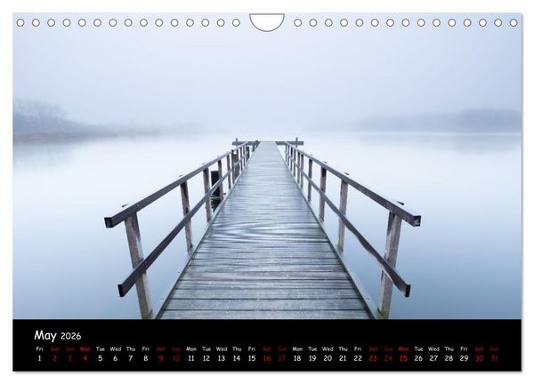 Produktbild: Moody calendar (Wall Calendar 2026 DIN A4 landscape), CALVENDO 12 Month Wall Calendar