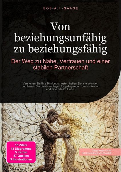 Produktbild: Von beziehungsunf&auml;hig zu beziehungsf&auml;hig: Der Weg zu N&auml;he, Vertrauen und einer stabilen Partnerschaft