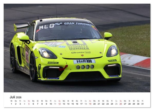 Produktbild: Motorsport aus Zuffenhausen (Wandkalender 2026 DIN A4 quer), CALVENDO Monatskalender
