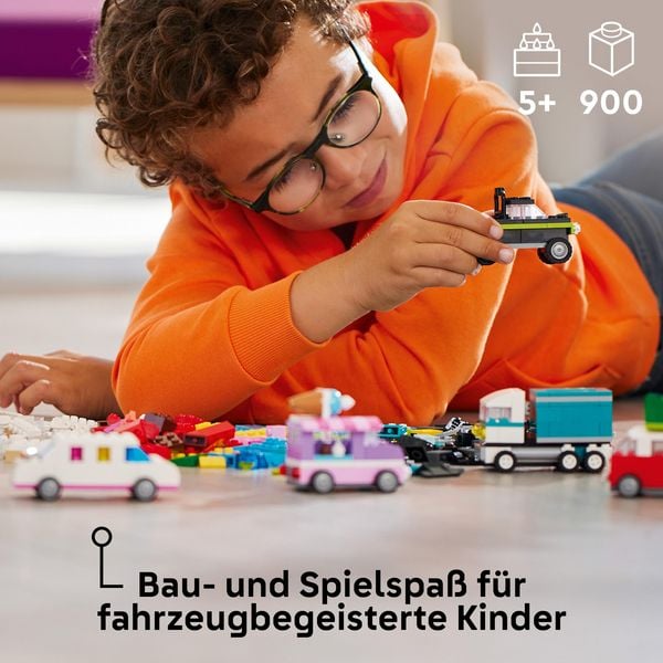 Produktbild: LEGO Classic 11036 Kreative Fahrzeuge, Bausteine-Set mit Autos und Zubeh&ouml;r