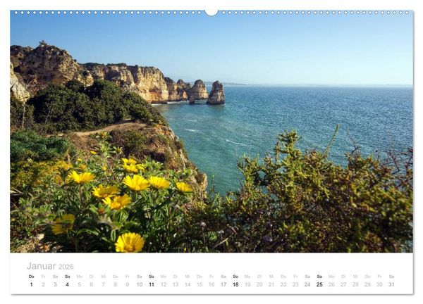Produktbild: Portugal im Fr&uuml;hling (hochwertiger Premium Wandkalender 2026 DIN A2 quer), Kunstdruck in Hochglanz