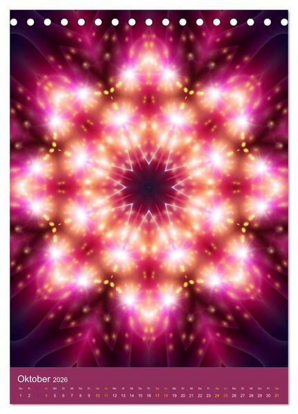 Produktbild: Lichtvolle Mandalas (Tischkalender 2026 DIN A5 hoch), CALVENDO Monatskalender