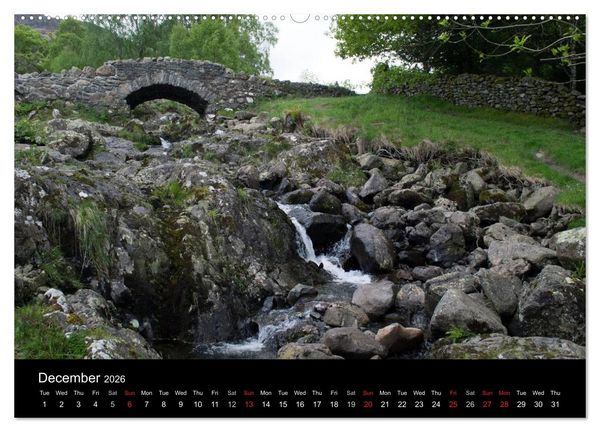 Produktbild: The English Lake District (High Quality Premium Wall Calendar 2026 DIN A2 landscape),CALVENDO 12 Month Wall Calendar