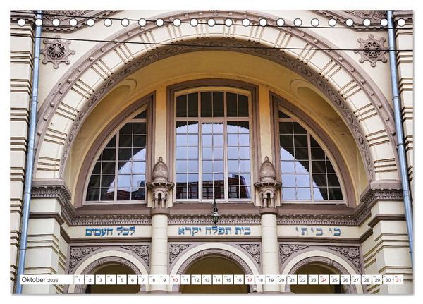 Produktbild: Synagogen im Baltikum (Tischkalender 2026 DIN A5 quer), CALVENDO Monatskalender