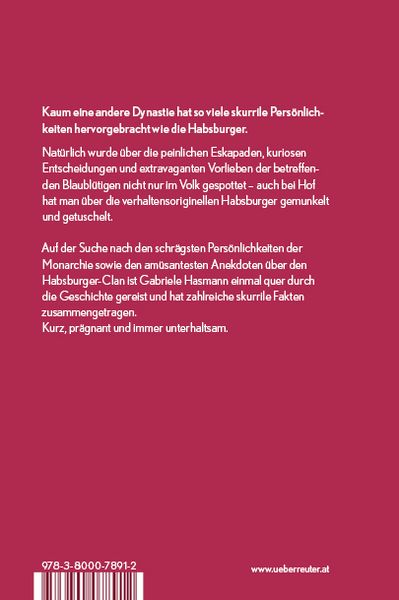 Produktbild: Diese Habsburger - Eine Sammlung skurriler und unterhaltsamer Fakten
