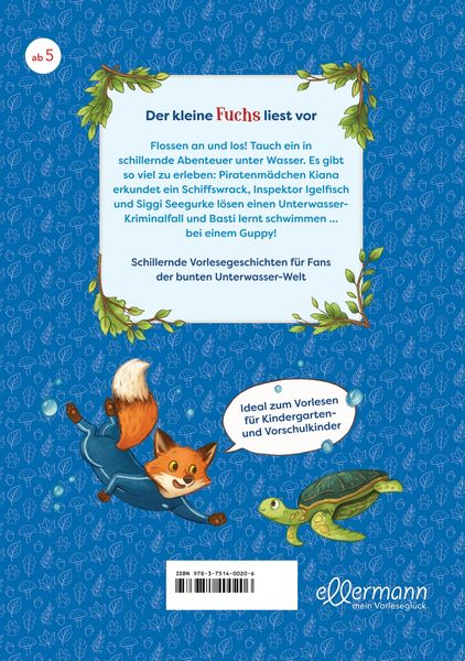 Produktbild: Der kleine Fuchs liest vor. Blubberfisch und flotte Flossen