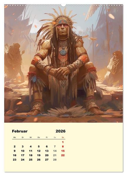 Produktbild: Indian Fantasy (hochwertiger Premium Wandkalender 2026 DIN A2 hoch), Kunstdruck in Hochglanz