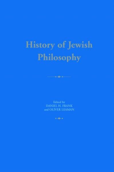 Produktbild: History of Jewish Philosophy