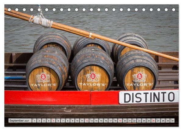 Produktbild: Porto Magisch - Am Ufer des Douro (Tischkalender 2027 DIN A5 quer), CALVENDO Monatskalender