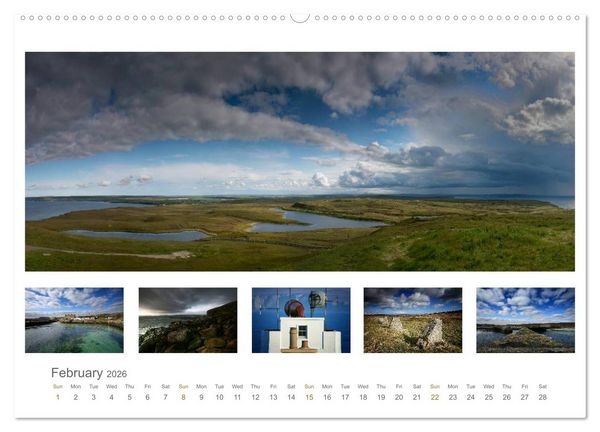 Produktbild: Scottish Highlands - Caithness & Sutherland / UK-Version (High Quality Premium Wall Calendar 2026 DIN A2 landscape),CALVENDO 12 Month Wall Calendar