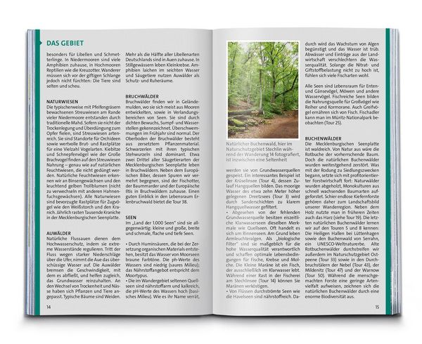 Produktbild: KOMPASS Wanderf&uuml;hrer Mecklenburgische Seenplatte, Land der 1000 Seen mit Nationalpark M&uuml;ritz, 55 Touren mit Extra-Tourenkarte