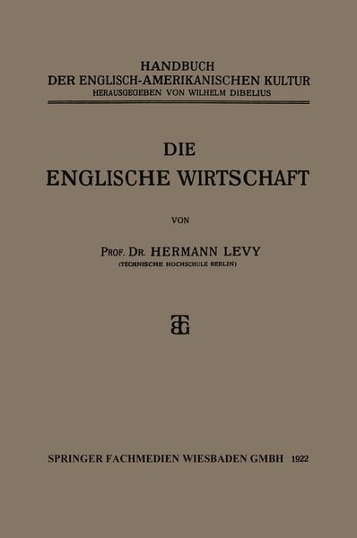 Produktbild: Die Englische Wirtschaft