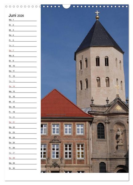 Produktbild: Streifz&uuml;ge durch Paderborn (Wandkalender 2026 DIN A3 hoch), CALVENDO Monatskalender