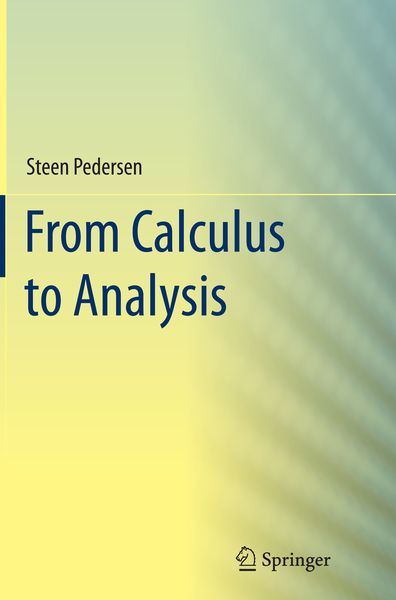 Produktbild: From Calculus to Analysis