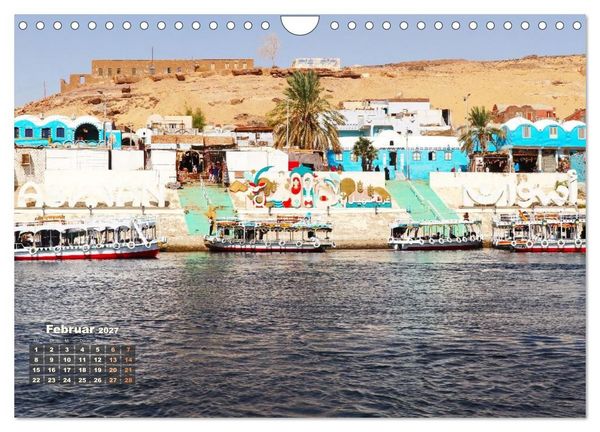 Produktbild: &Auml;gypten - Landschaften entlang des Nils (Wandkalender 2027 DIN A4 quer), CALVENDO Monatskalender