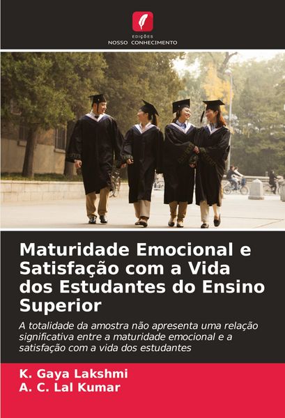 Produktbild: Maturidade Emocional e Satisfa&ccedil;&atilde;o com a Vida dos Estudantes do Ensino Superior