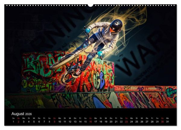 Produktbild: BMX My Life (hochwertiger Premium Wandkalender 2026 DIN A2 quer), Kunstdruck in Hochglanz