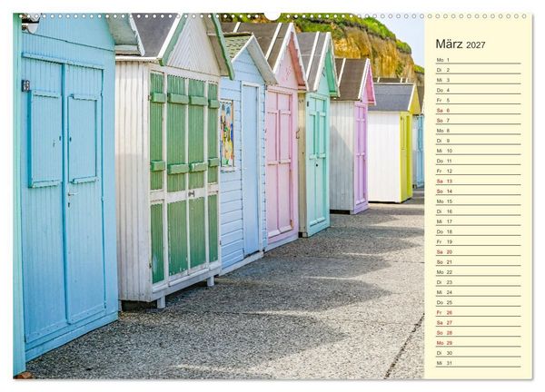 Produktbild: Zauberhafte Normandie: Frankreichs wilde, wunderbare K&uuml;ste (hochwertiger Premium Wandkalender 2027 DIN A2 quer), Kunstdruck in Hochglanz