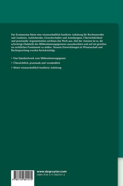 Produktbild: Mitbestimmungsgesetz und Drittelbeteiligungsgesetz