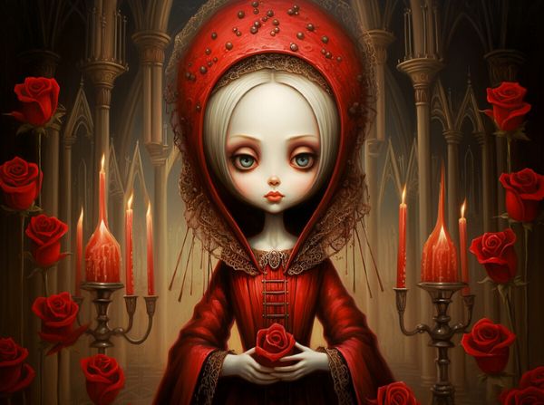 Produktbild: CALVENDO Puzzle Gothic Queen Surrealistische Illustrationen | 2000 Teile Lege-Gr&ouml;&szlig;e 90x67cm Foto-Puzzle f&uuml;r gl&uuml;ckliche Stunden