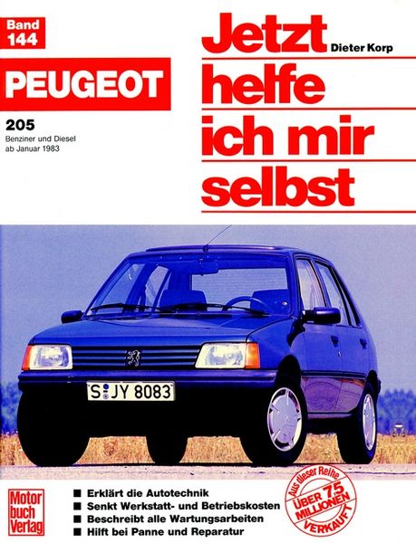 Peugeot 205 (B+D, ab 83), Paperback von Dieter Korp, Motorbuch Verlag, 9783613013711