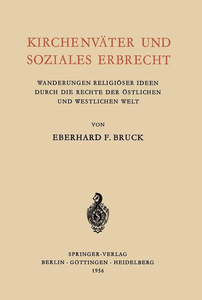 Produktbild: Kirchenv&auml;ter und Soziales Erbrecht