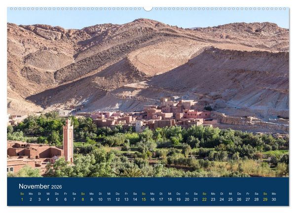 Produktbild: Marokko Traumlandschaften (Wandkalender 2026 DIN A2 quer), CALVENDO Monatskalender