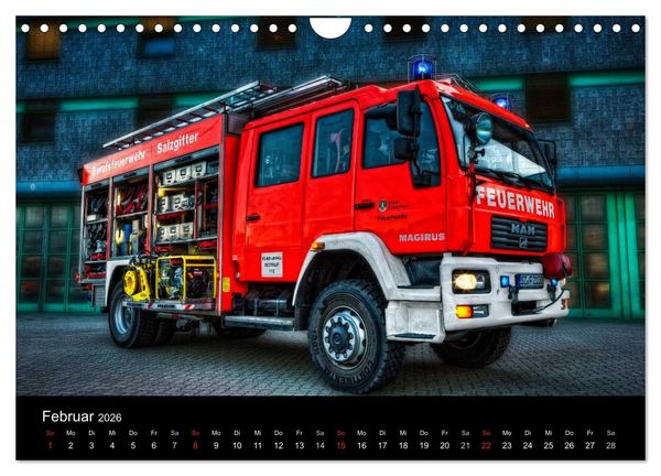 Produktbild: Berufsfeuerwehr Salzgitter (Wandkalender 2026 DIN A4 quer), CALVENDO Monatskalender
