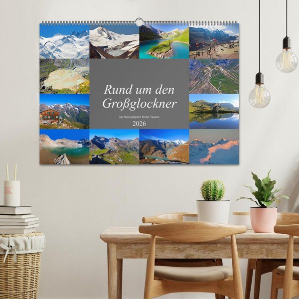 Produktbild: Rund um den Gro&szlig;glockner (Wandkalender 2026 DIN A2 quer), CALVENDO Monatskalender