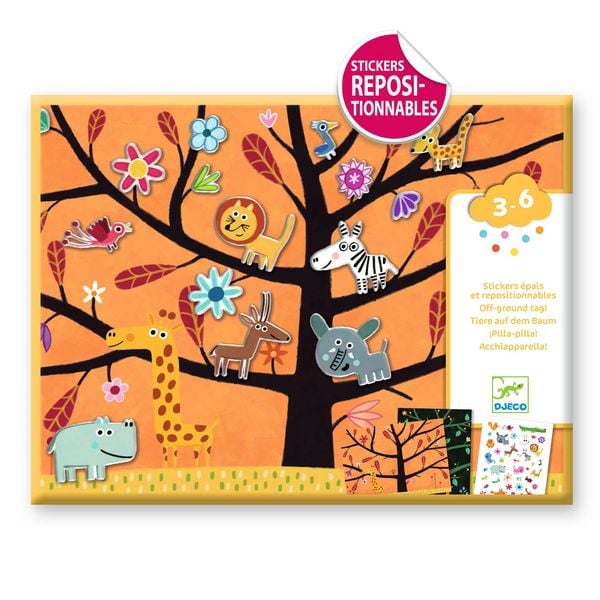 Produktbild: Sticker: Tiere auf dem Baum