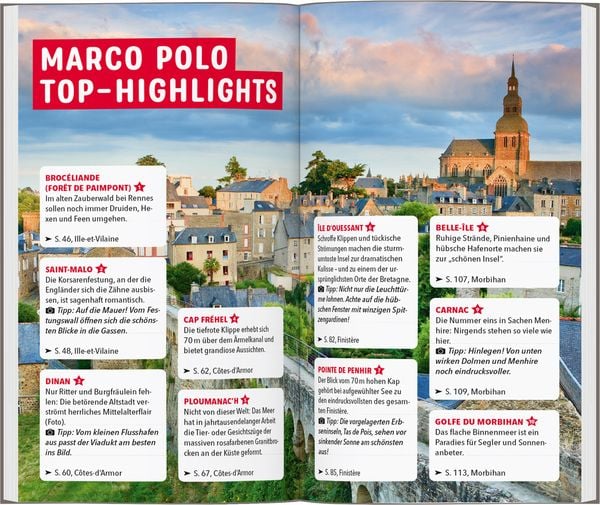 Produktbild: MARCO POLO Reisef&uuml;hrer Bretagne