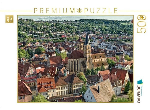 CALVENDO Puzzle Altstadt Esslingen am Neckar | 500 Teile Lege-Größe 48 × 36 cm Foto-Puzzle für Erwachsene