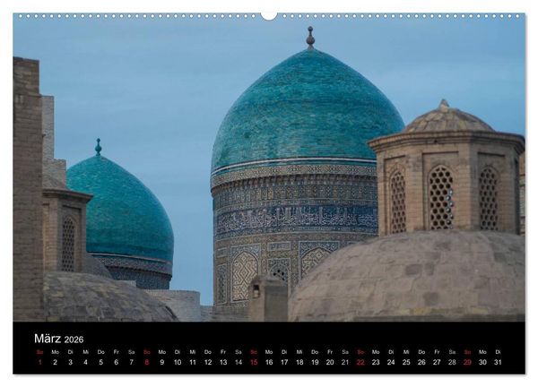 Produktbild: Usbekistan (Wandkalender 2026 DIN A2 quer), CALVENDO Monatskalender