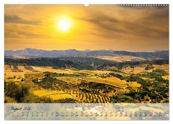 Produktbild: Ronda in Andalusien - Stadt auf einem Felsplateau (Wandkalender 2026 DIN A2 quer), CALVENDO Monatskalender